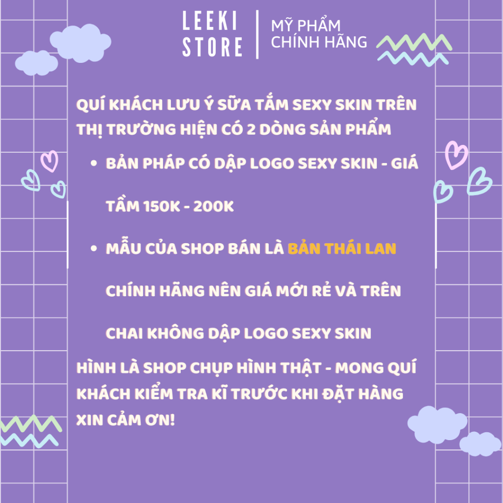 Sữa tắm nước hoa Sexy Skin 600ml Thái Lan