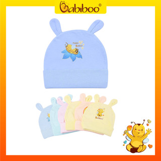 Mũ cho bé sơ sinh BABIBOO mũ cotton cao cấp freesize BB58