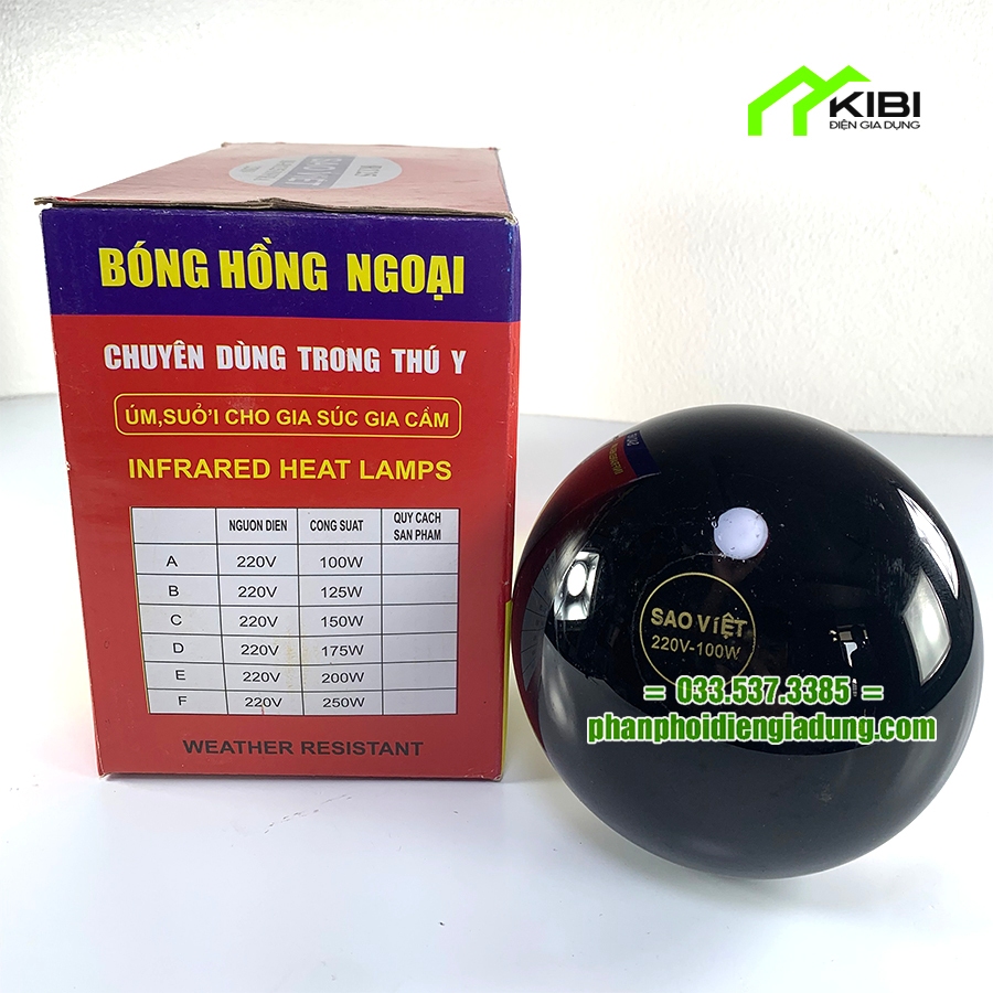 Bóng úm gà, đèn sưởi cho gà nhỏ gọn, an toàn, tiết kiệm điện