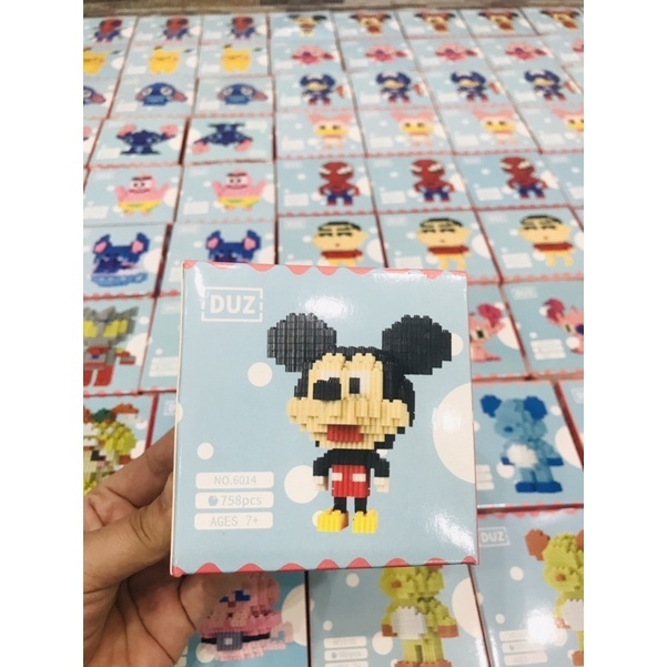 MÔ HÌNH LẮP RÁP MINI 3D HOẠT HÌNH ĐÁNG YÊU CHO BÉ - ĐỒ CHƠI XÉP HÌNH CHO BÉ