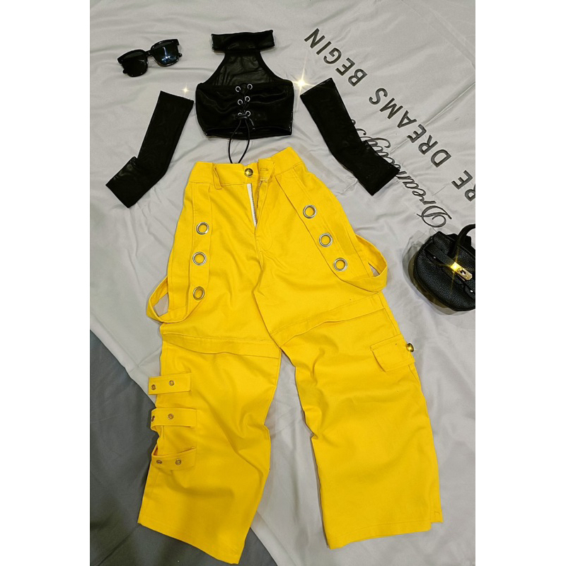 Sét kaki phối rách cho bé gái 7-40kg