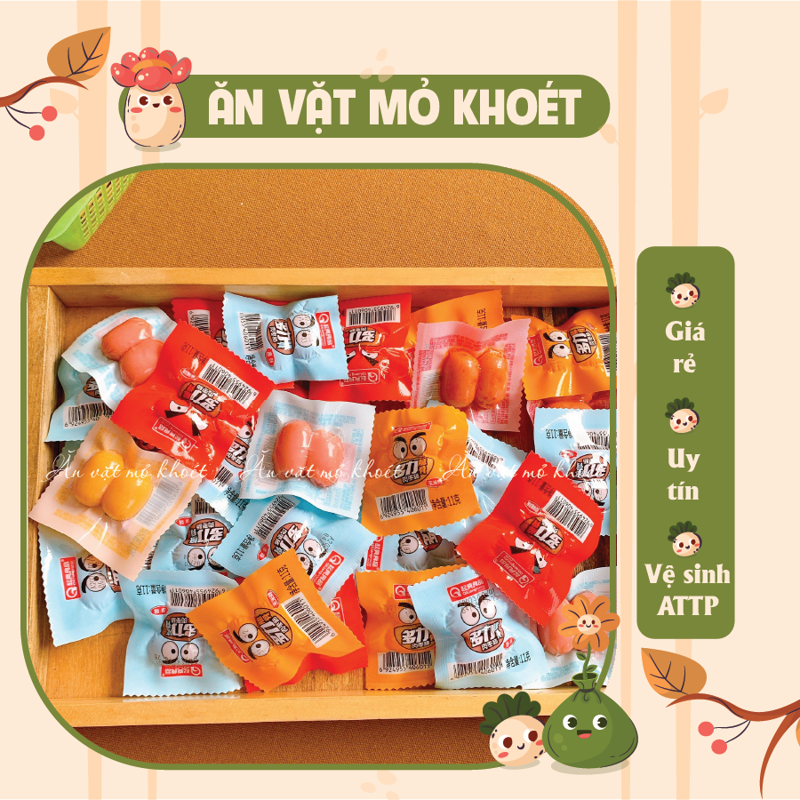 Xúc xích 2 viên mini nội địa