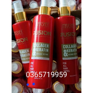 MAXSHER INTENSE REPAIR COLLAGEN sữa xịt dưỡng tóc 2 lớp(200ml)