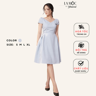 Đầm công sở phom a la mộc by maxivic - lm012225