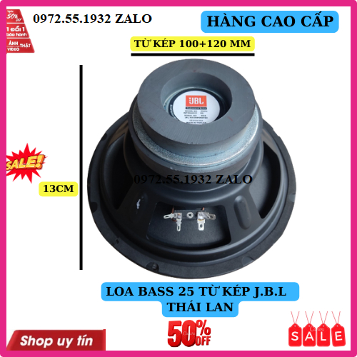 Loa bass 25 jbl từ kép nhập khẩu thái lan coil 38 hàng xịn giá 1 chiếc