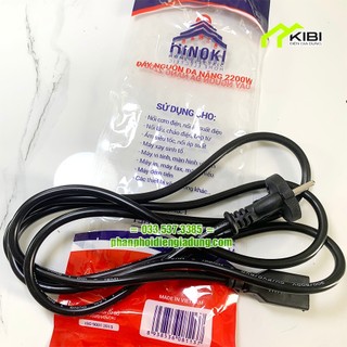 Dây cắm nồi lẩu, dây nguồn nồi cơm điện HINOKI bền đẹp công suất 2200W