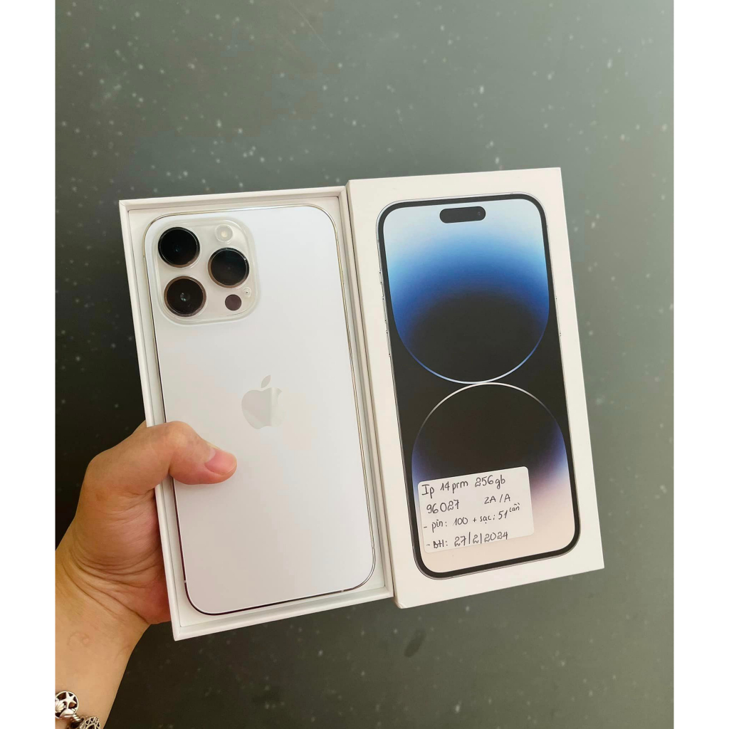 Điện thoại 14 promax nguyên zin bản ll*a dung lượng 256gb