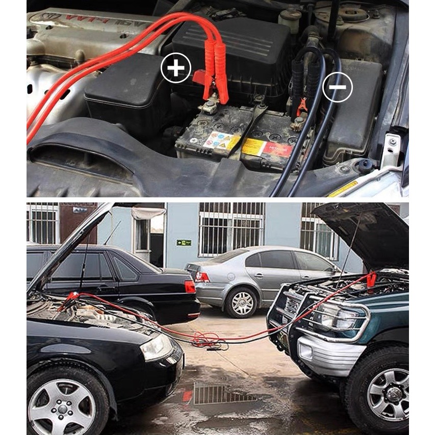 Dây câu bình ắc quy ô tô lõi đồng 1000A,dây kích điện ô tô xe hơi,bộ dây cáp câu bình acquy xe hơi,dây câu sạc bình