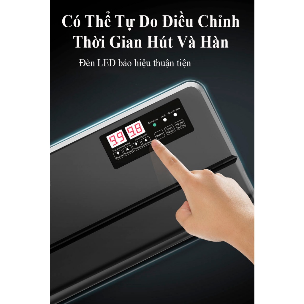 Máy Hút Chân Không Kinh Doanh P400 Không Kén Túi Hút Cực Khỏe