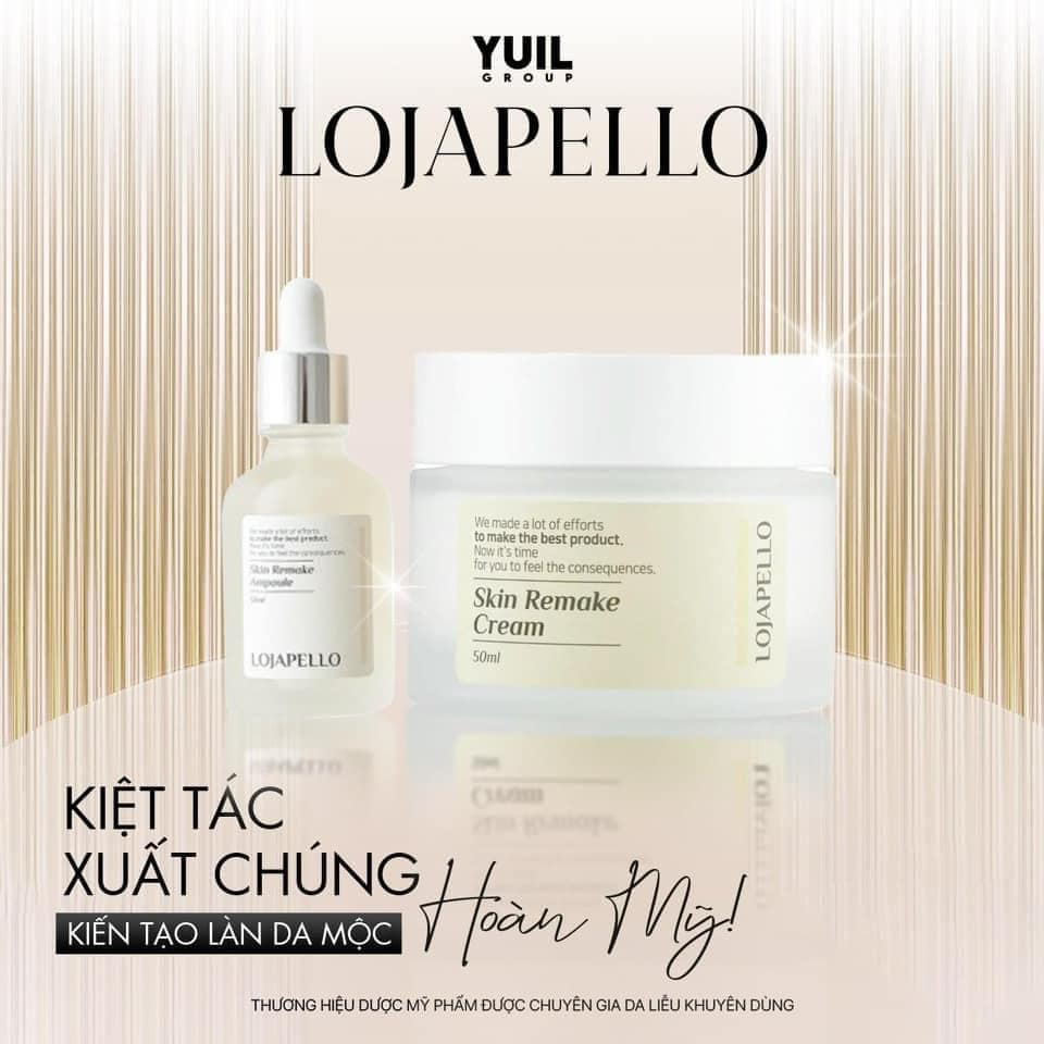 BỘ ĐÔI SIÊU TINH CHẤT TÁI SINH VÀ KEM DUỠNG ẨM SINH HỌC LOJAPELLO