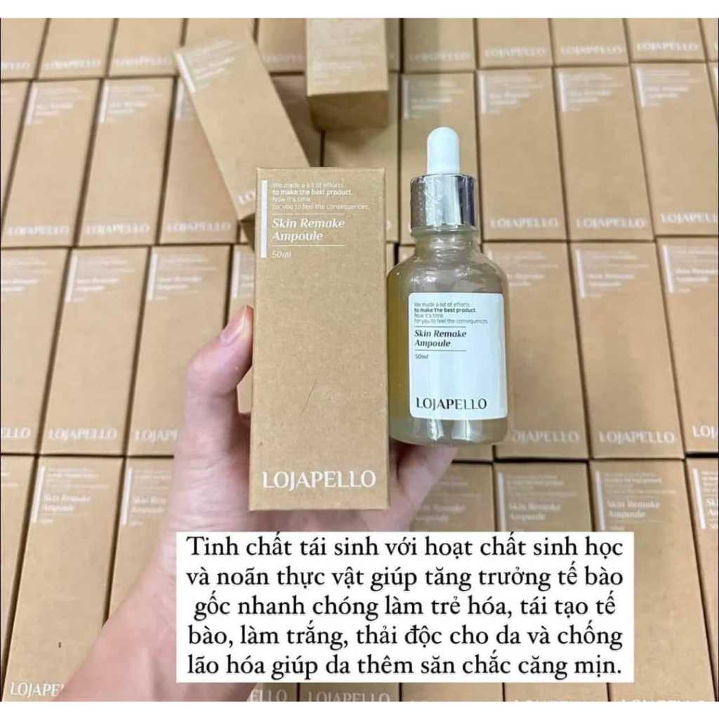 BỘ ĐÔI SIÊU TINH CHẤT TÁI SINH VÀ KEM DUỠNG ẨM SINH HỌC LOJAPELLO