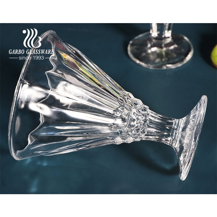 Ly kem thủy tinh dáng tuylip cao cấp 150ml