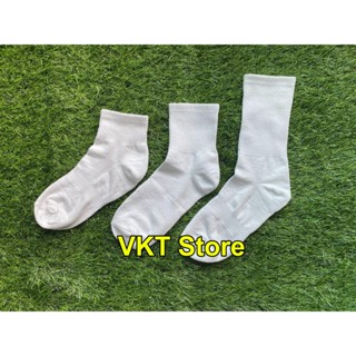 [VKT STORE] [SET 10 ĐÔI] Tất vớ TRƠN cổ cao, lửng, thấp thể thao, dệt kim dày dặn êm chân, không mùi, loại đẹp
