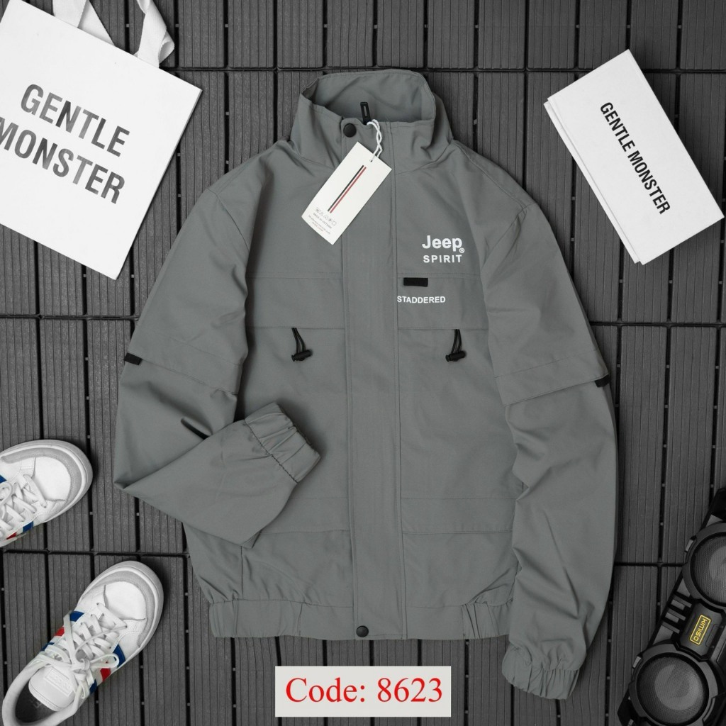 Áo khoác nam lót lưới cao cấp, áo gió nam thể thao 2 lớp thiết kế đơn giản trang trọng ZAVADO