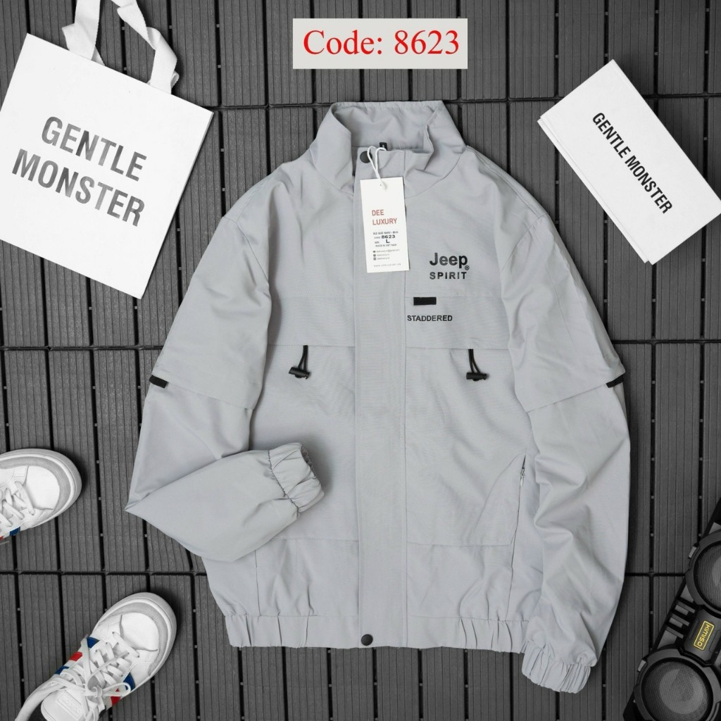 Áo khoác nam lót lưới cao cấp, áo gió nam thể thao 2 lớp thiết kế đơn giản trang trọng ZAVADO