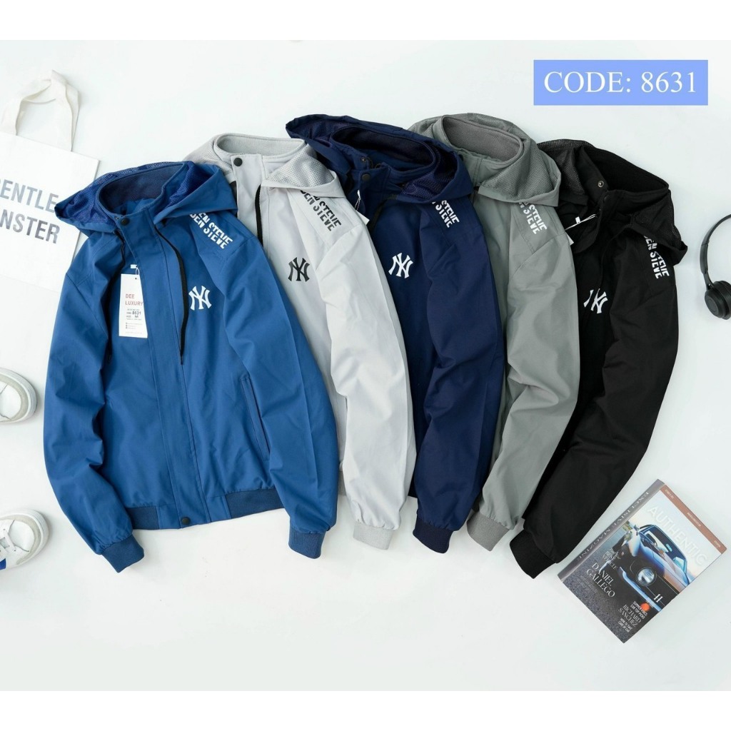 Áo khoác nam NY 2 lớp, áo gió nam cao cấp chống nước, chống bụi bẩn chất vải bền đẹp ZAVADO