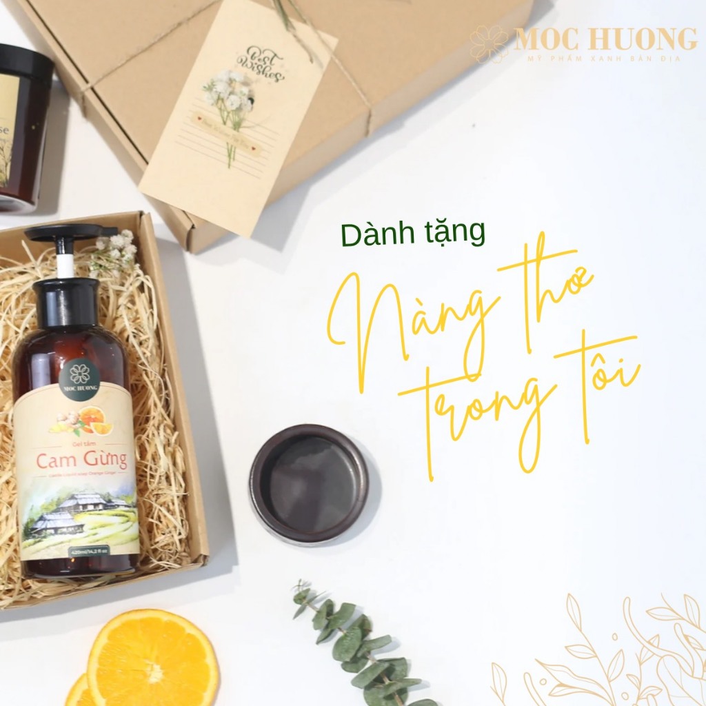 Set quà tặng phụ nữ 20/10 MỘC HƯƠNG đẹp, độc đáo, thiết thực, ý nghĩa
