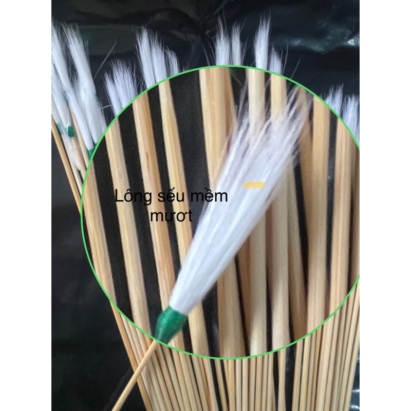 Bông ngoái tai lông sếu siêu phê cho anh chị em salon hoạc tại nhà