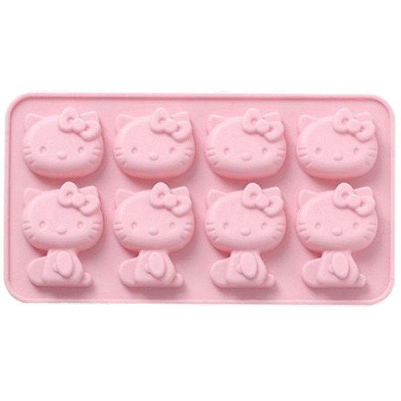 Khuôn silicon hình thân mèo Hello Kitty