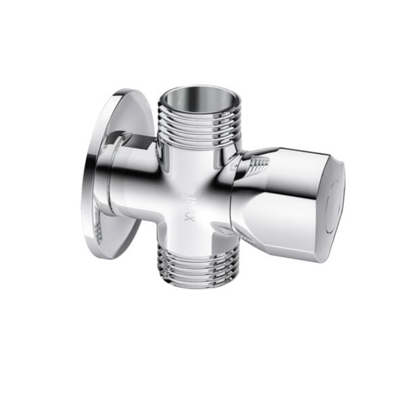 Van khoá nước INAX 2 ngả ra đồng thời cho bồn cầu và vòi xịt