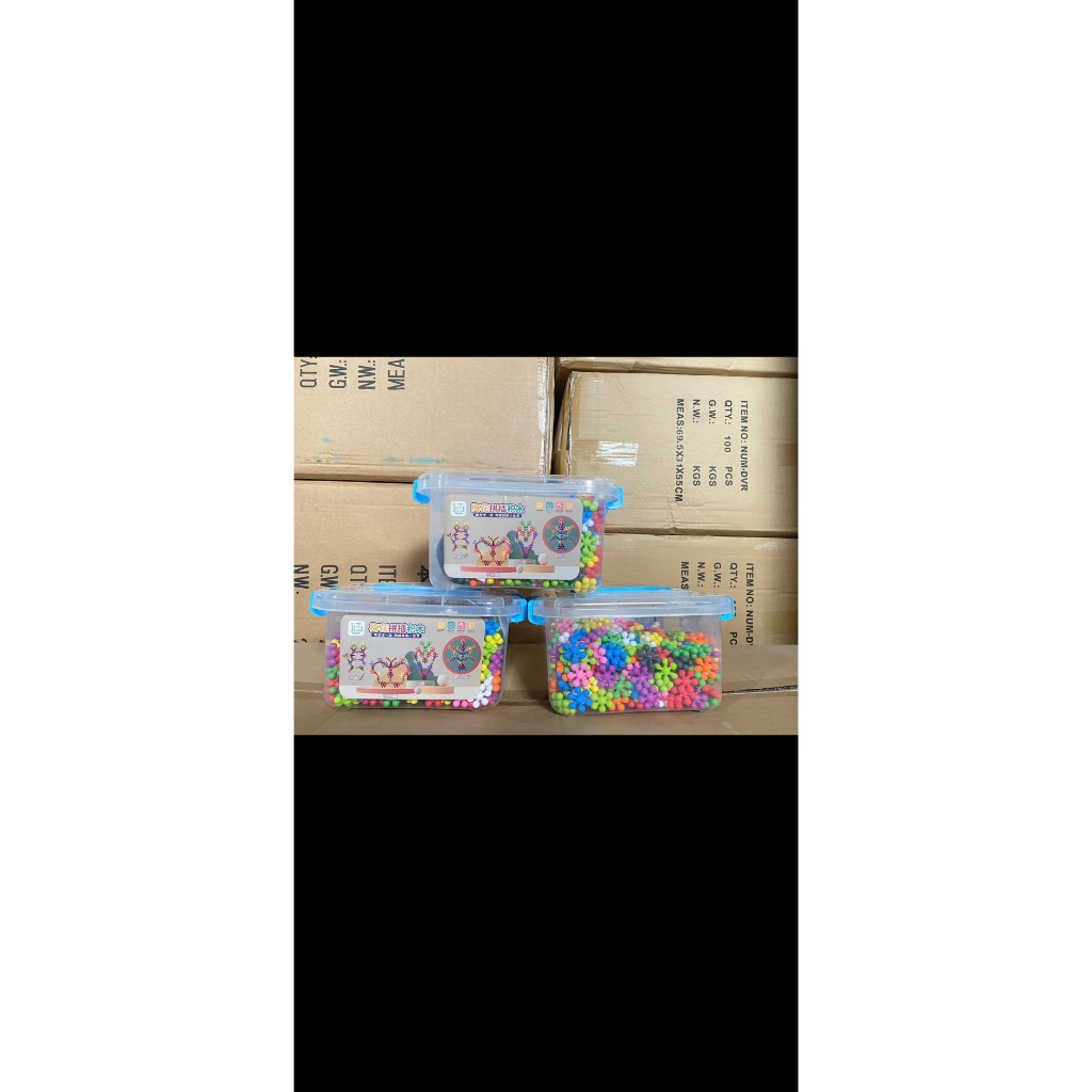 Bộ lắp ghép 3d hình hoa mai nhiều màu sắc cho bé, đồ chơi trí tuệ cho bé