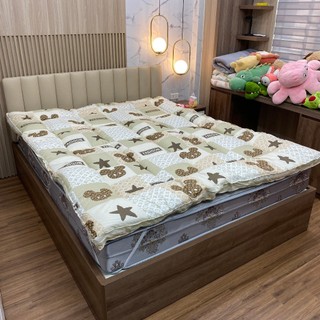 Đệm Topper Mẫu Mới, Tấm Làm Mềm Nệm Cao Cấp, Chống Đau Mỏi Vai Gáy Tạo Giấc Ngủ Ngon