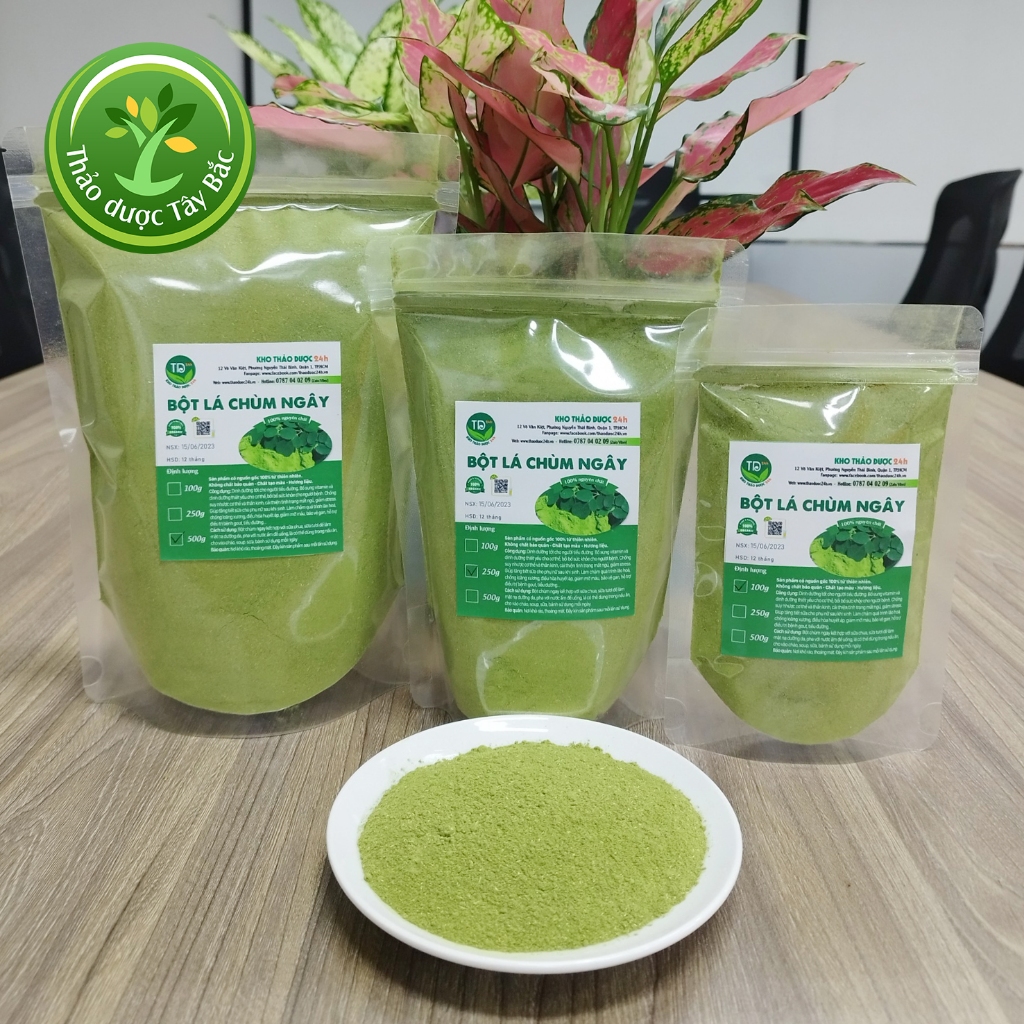 Bột lá chùm ngây Ninh Thuận, bổ sung vitamin và dưỡng chất, chống suy nhược cơ thể  I Kho thảo dược Tây Bắc