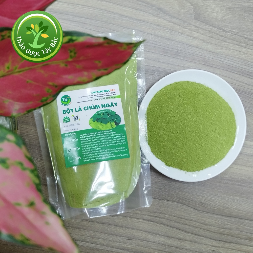 Bột lá chùm ngây Ninh Thuận, bổ sung vitamin và dưỡng chất, chống suy nhược cơ thể  I Kho thảo dược Tây Bắc