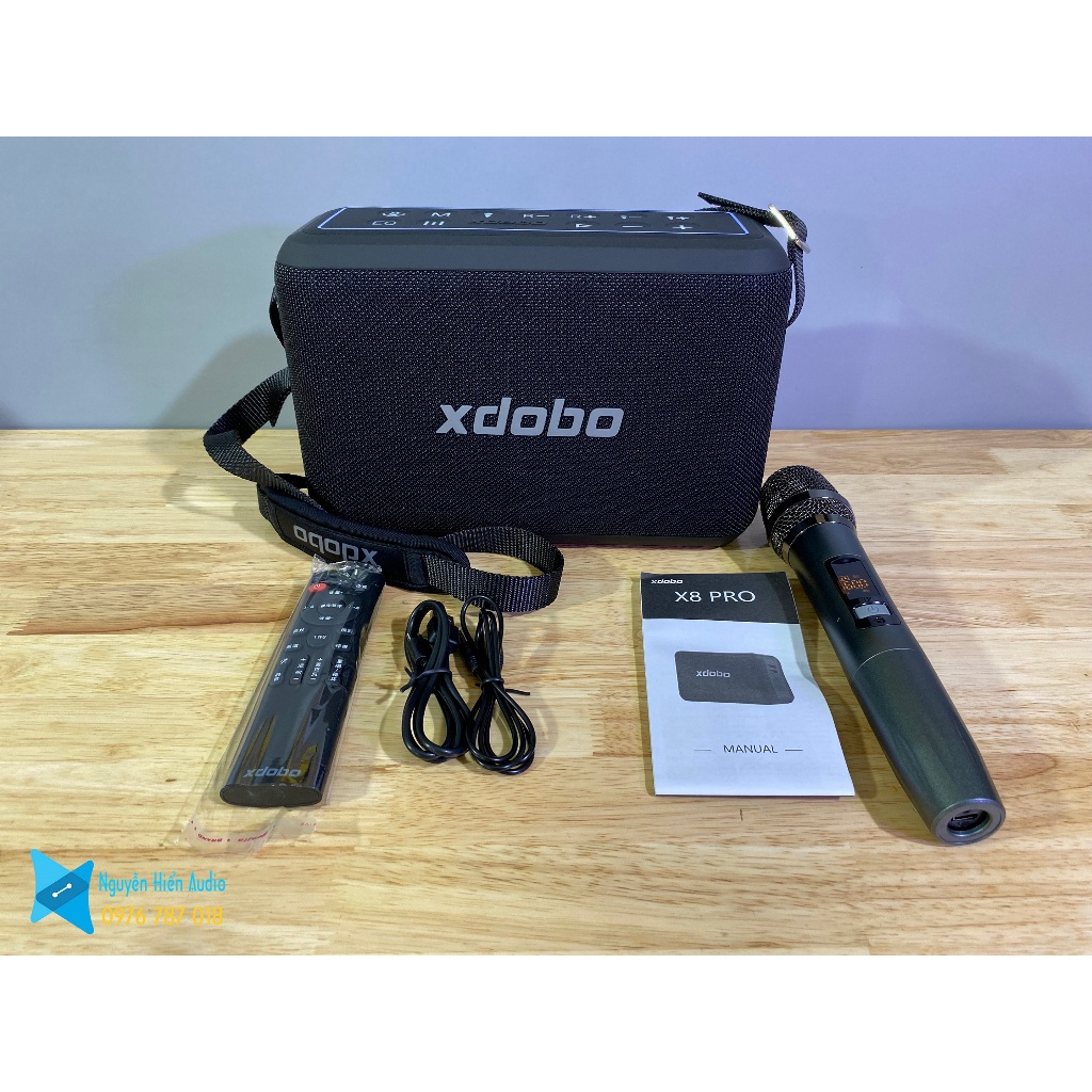 Loa Xdobo X8pro 120W Bluetooth 5.2 nghe nhạc và hát karaoke di động