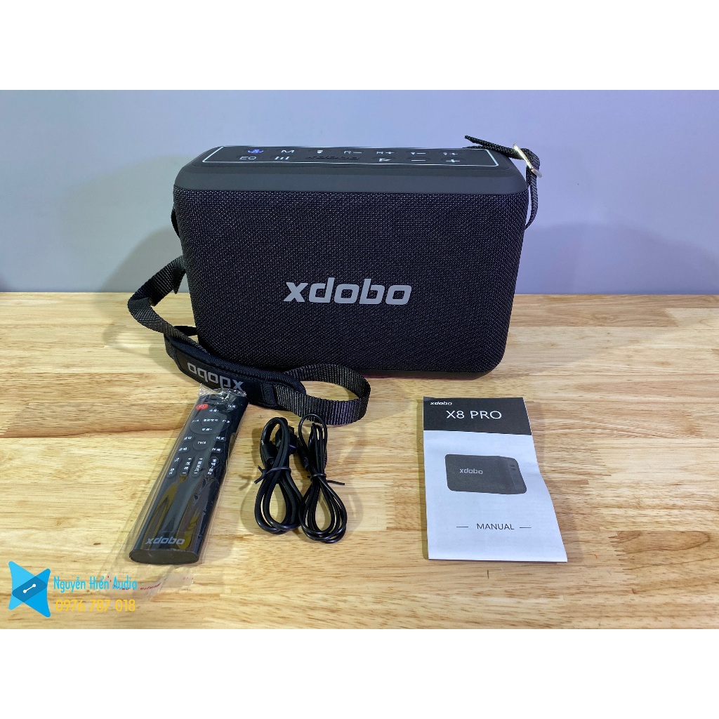 Loa Xdobo X8pro 120W Bluetooth 5.2 nghe nhạc và hát karaoke di động