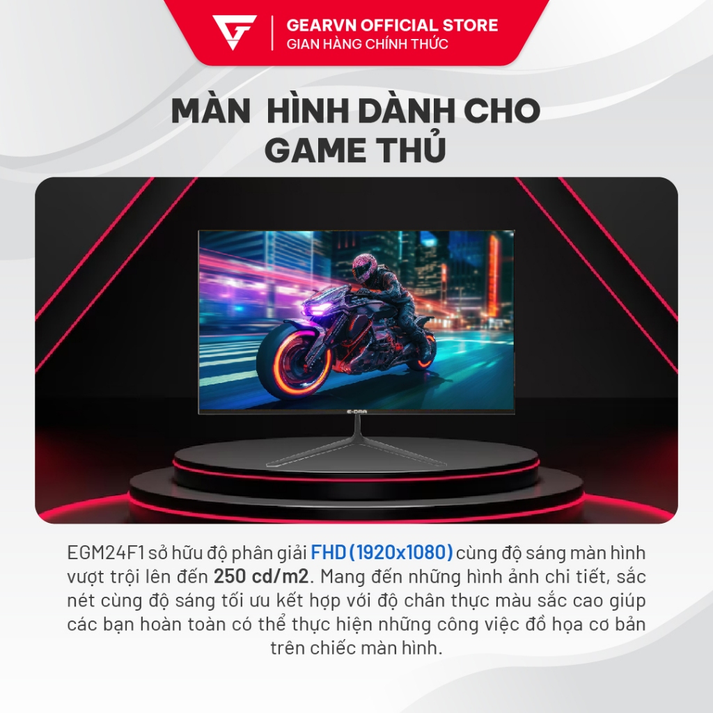 Màn hình E-DRA EGM24F1 24" IPS 144Hz chuyên game | BigBuy360 - bigbuy360.vn
