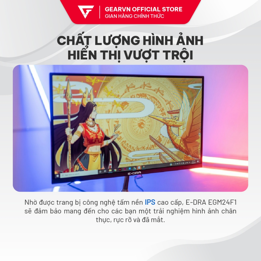 Màn hình E-DRA EGM24F1 24" IPS 144Hz chuyên game | BigBuy360 - bigbuy360.vn
