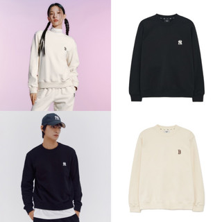 Áo Sweater Basic MLB Logo nhỏ Chính Hãng