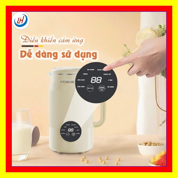 Máy xay sữa hạt đa năng, vừa nấu vừa xay, bảo hành 12 tháng