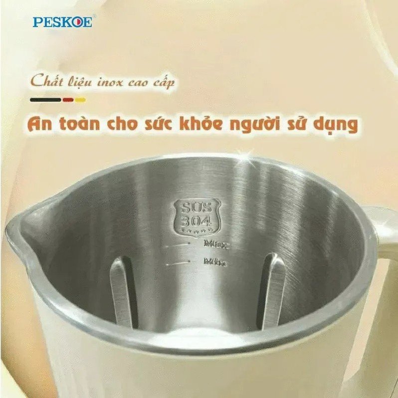 Máy xay sữa hạt đa năng, vừa nấu vừa xay, bảo hành 12 tháng