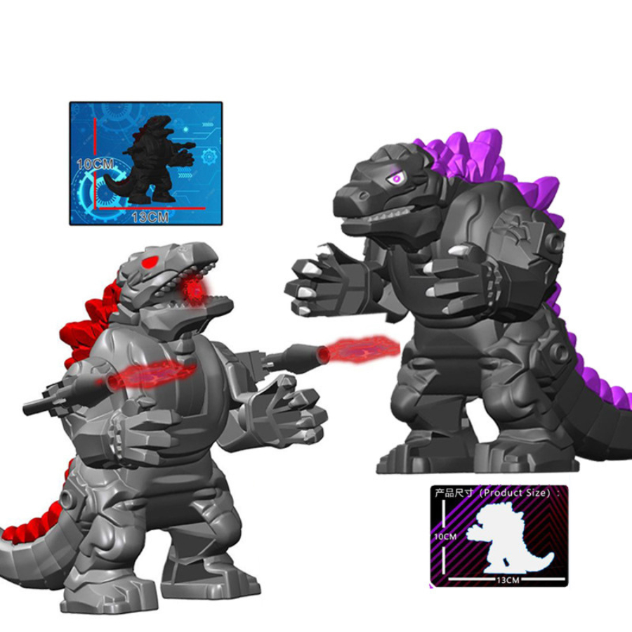 Đồ chơi lắp ghép Minifigure cỡ lớn Vũ trụ Marvel, Spider Man, Hulk, Venom, Gozilla - Mô hình lắp ráp nhân vật hoạt hình