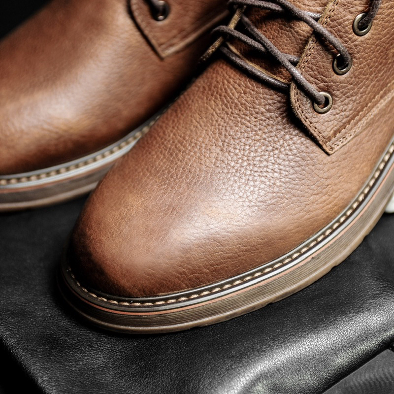 Giày đốc nam, giày đốc buộc dây da bò - Mã ĐS03