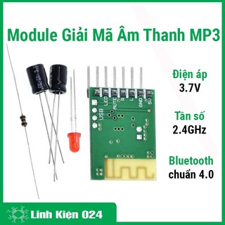 Module giải mã âm thanh MP3 3.7V bluetooth 4.0