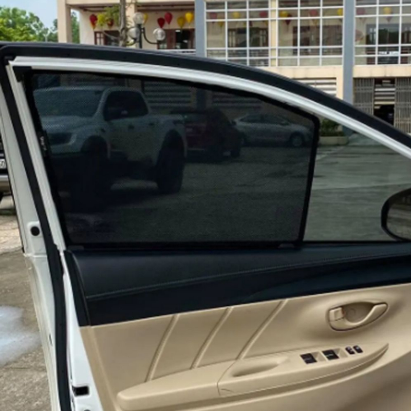 Rèm che nắng theo xe Toyota Yaris 2008-2013, 2014-2017,2019-2023 Bộ 4 tấm dính nam châm