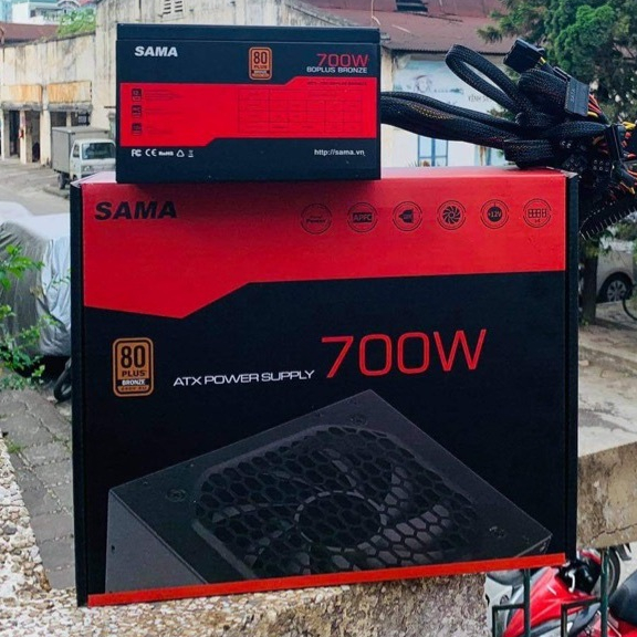 NGUỒN MÁY TÍNH SAMA 700W 80+ Bronze NEW BẢO HÀNH 36 THÁNG