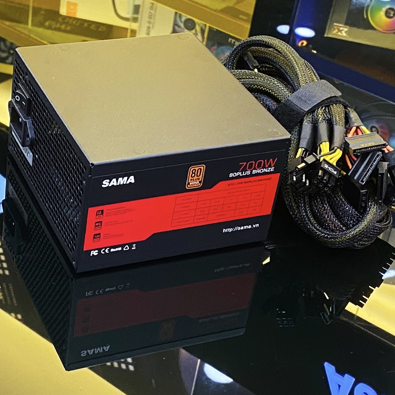 NGUỒN MÁY TÍNH SAMA 700W 80+ Bronze NEW BẢO HÀNH 36 THÁNG
