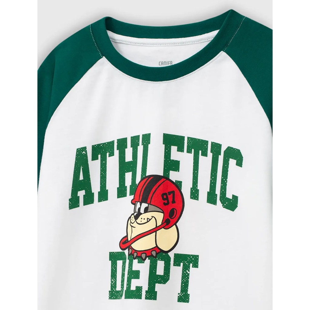 CANIFA Áo phông dài tay bé trai cotton