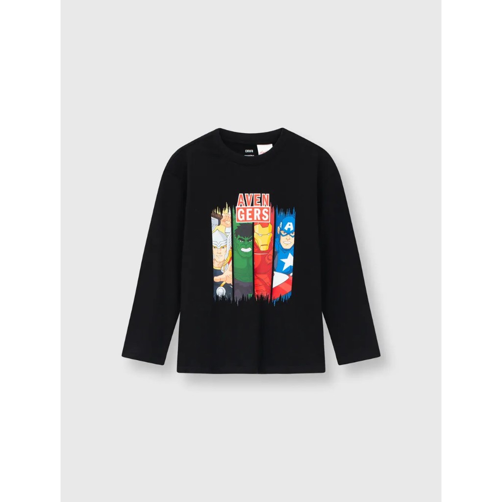 CANIFA Áo phông dài tay bé trai cotton