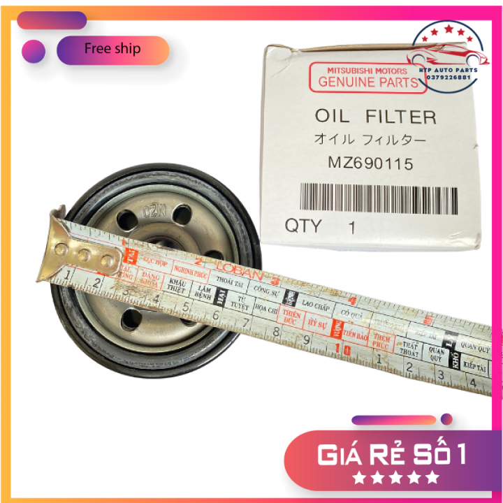 Lọc nhớt,dầu động cơ xe Xpander, Outlander, Attrage, Mirage, Grandis, Lancer, Jolie, Zinger