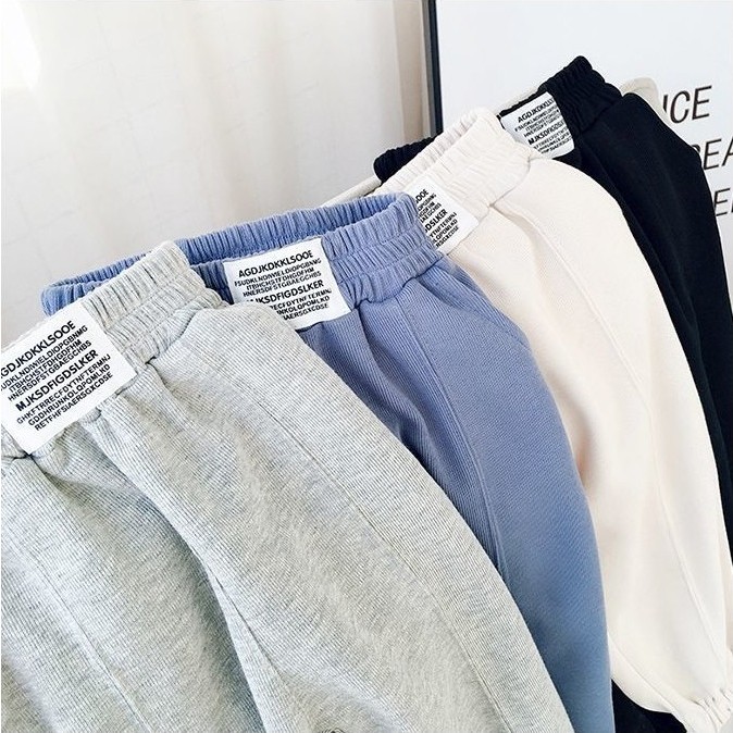 Quần nỉ bông siêu dày gân dọc thu đông cho bé 8-25kg Namkidshop