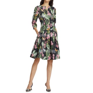 Đầm 0sc4r fl0ral a-line