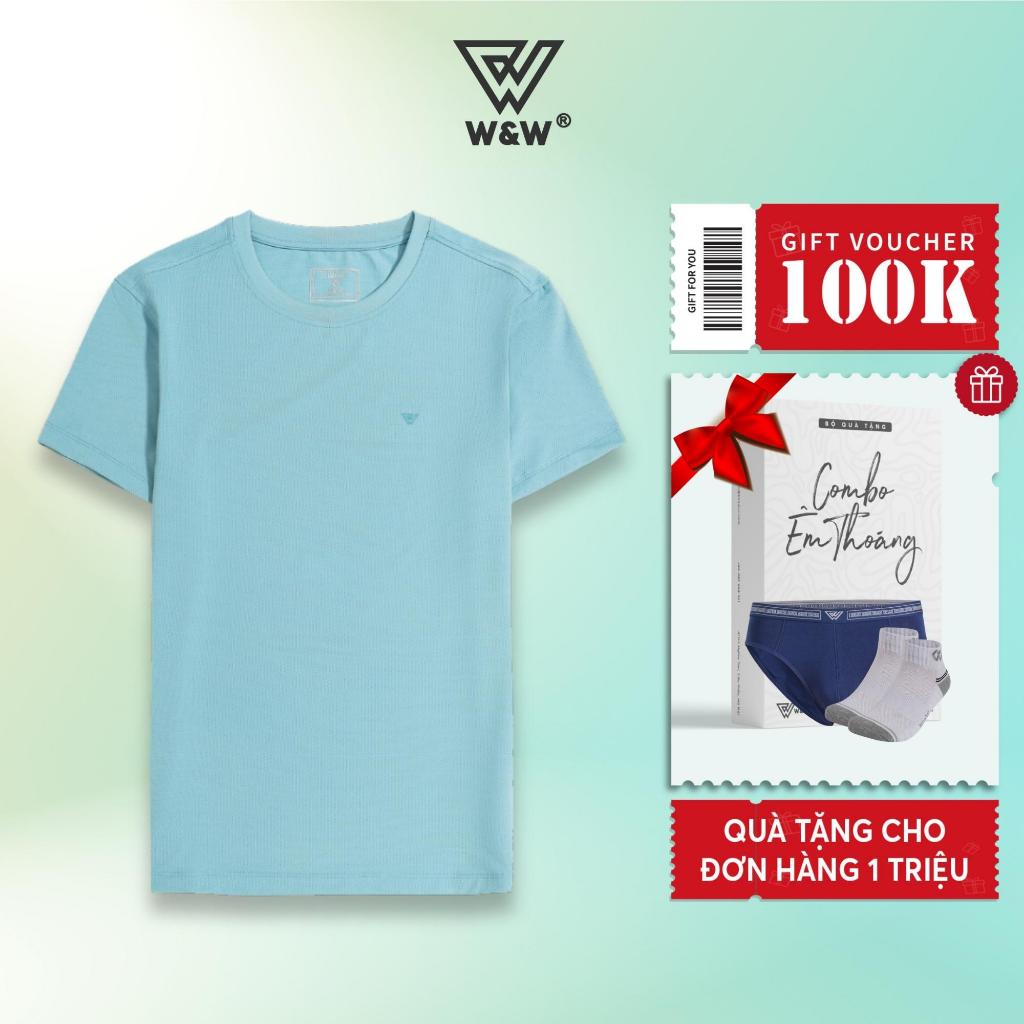 Áo Tshirt Nam W&W Vải Coolmax Cao Cấp Thoáng Khí, Hút Ẩm Tốt WTS63S