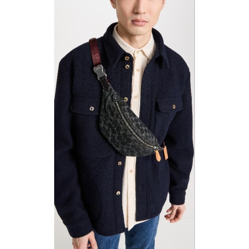 TÚI COACH Charter Belt Bag 7 IN SIGNATURE DENIM