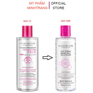 [Hàng chuẩn]Nước tẩy trang Maycreate Gather Beauty 300ml tẩy sạch bã nhờn cùng lớp trang điểm giúp da mịn màng,sạch mụn