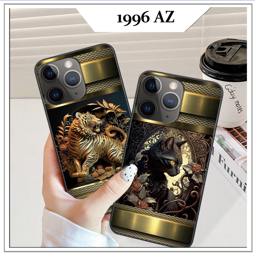 Ốp lưng điện thoại IPHONE 11 PRO/ 11 PRM/12PRO/ 12PRM  viền dẻo mặt sau TPU cao cấp mẫu  12 con giáp in năm sinh theo yê